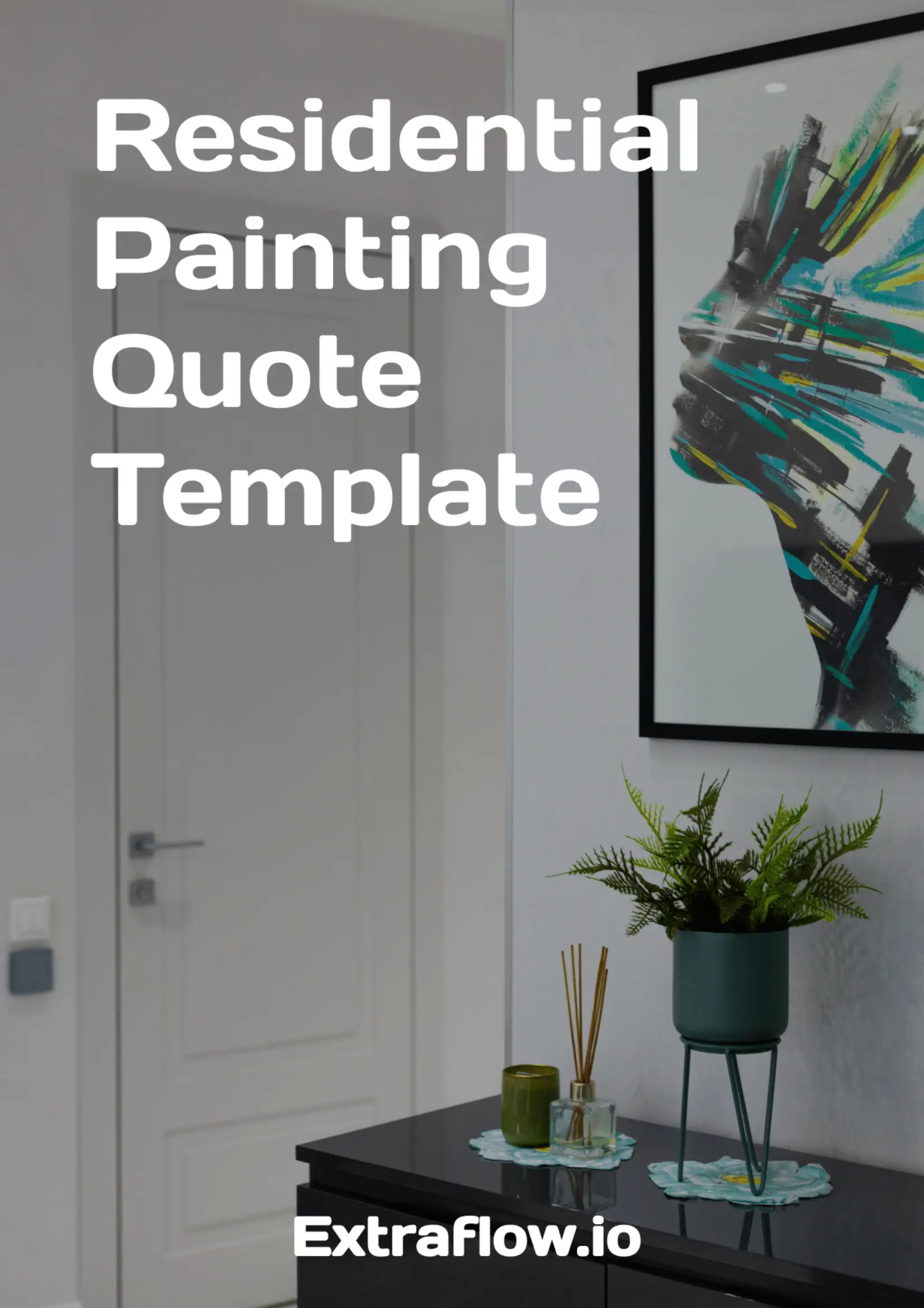 Residential painting quote template created with ExtraflowDoc