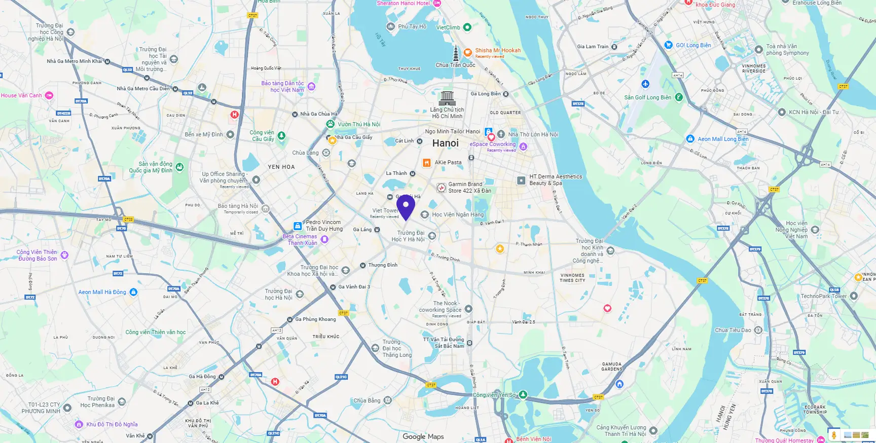 Map showing ExtraflowDoc's Vietnam office location